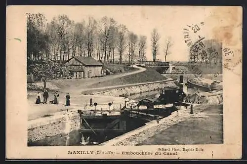 AK Maxilly /Côte-d`Or, Embouchure du Canal