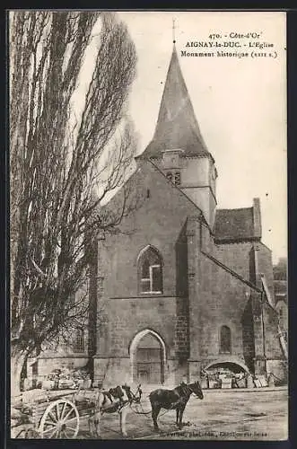 AK Augnay-le-Duc, L`Eglise, die Kirche