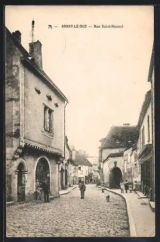 AK Arnay-le-Duc, Rue Saint-Honoré