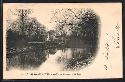 AK Chatillon-sur-Seine, Moulins de Marmont, Le Parc