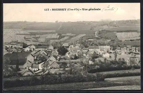 AK Soussey, Vue générale du village et des environs