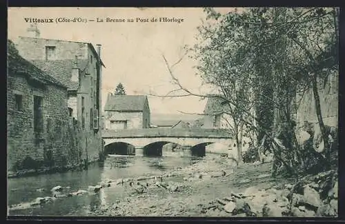 AK Vitteaux, La Brenne au Pont de l`Horloge