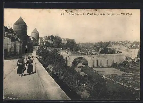 AK Semur, Le Pont Joly et le Donjon