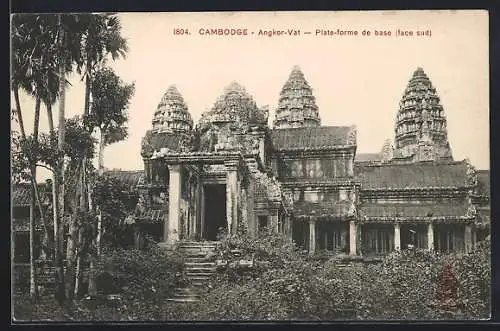 AK Angkor-Vat, Plate-forme de base face sud