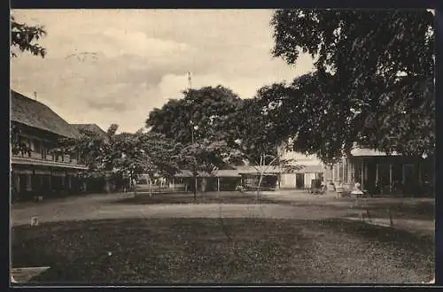 AK Batavia-Java, Garden view in the Hotel des Indes