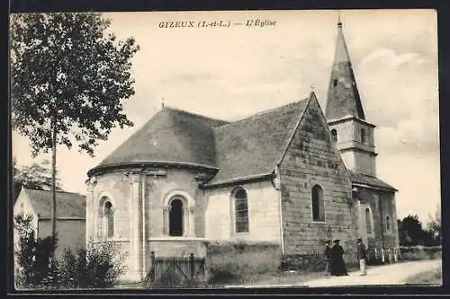 AK Gizeux /I.-et-L., L`Église