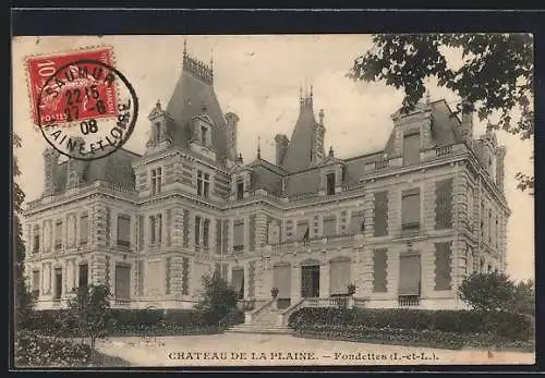 AK Fondettes /I.-et-L., Chateau de la Plaine