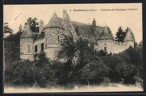 AK Fondettes /I.-et-L., Château de Chatigny, Côté Est