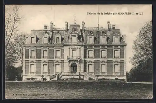 AK Hommes /I.-et-L., Château de la Briche