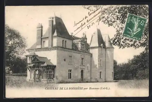 AK Hommes /I.-et-L., Chateau de la Boissière