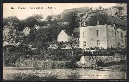 AK Courcay, La Douai et les Rochers