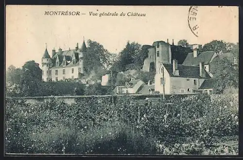 AK Montrésor, Vue générale du Château