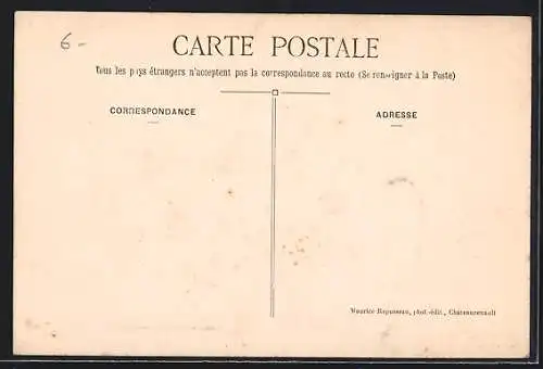 AK Neuville /I.-et-L., Château de Val-Brenne, Facade sur l`Arrivée