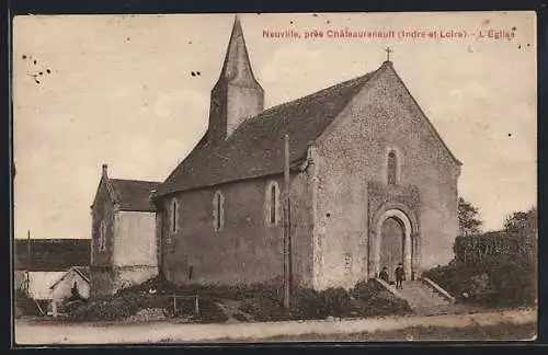 AK Neuville /Indre-et-Loire, L`Èglise