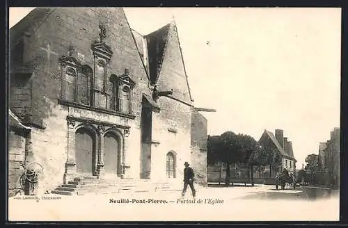 AK Neuillé-Pont-Pierre, Portail de l`Eglise