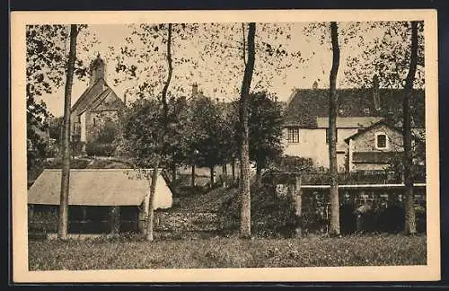 AK Neuille-le-Lierre, En Touraine, Une vue