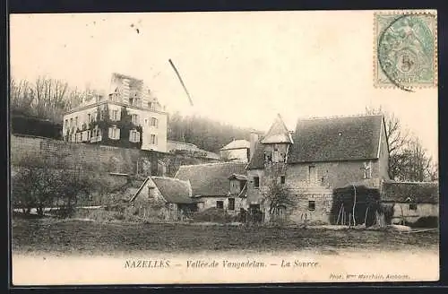 AK Nazelles, Vallée de Vaugadelan, La Source