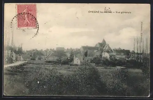 AK Épeigné-les-Bains, Vue générale