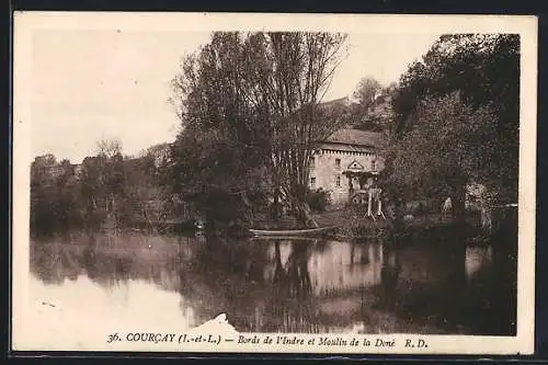 AK Courcay, bords de l`Indre et Moulin de la Doné