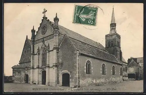 AK Montlouis, l`église, côté sud-ouest