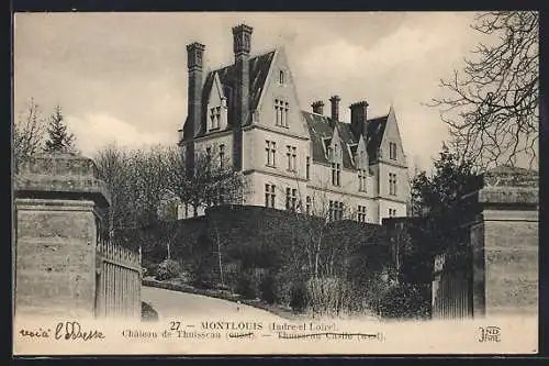 AK Montlouis, Château de Thuisseau, côté nord