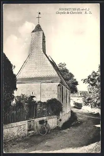 AK Fondettes, Chapelle de Chavelière R. D