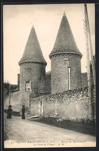 AK Sainte-Radegonde, Abbaye de Marmoutiers, La Porte de l`Ouest