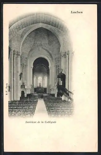 AK Loches, Intérieur de la Collégiale