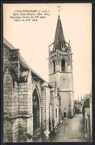 AK L`Ile-Bouchard /I.-et-L., Eglise Saint-Maurice