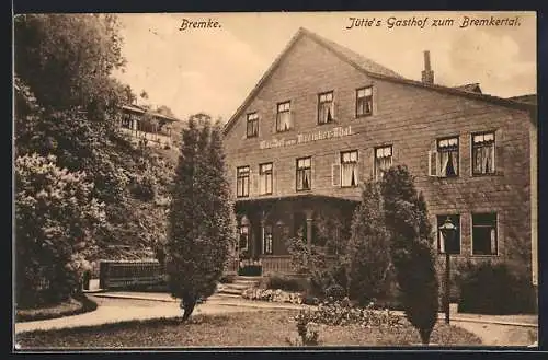 AK Gleichen-Bremke / Göttingen, Jütte's Gasthof zum Bremkertal