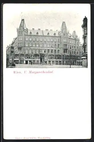 AK Wien, Wiener Terrassen-Café, Margarethenhof