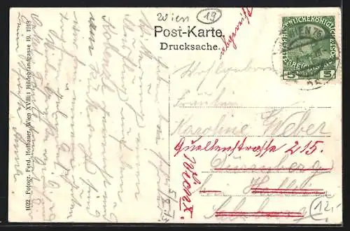 AK Wien, Grinzing, Josef Manhart`s Wein-Restaurant, Gobenzlgasse 15