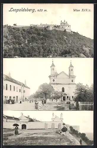 AK Wien, Kirche auf dem Leopoldsberg