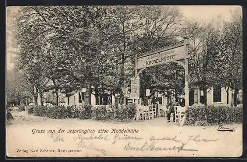 AK Wien, Joh. Scheuers Restaurant Knödelhütte