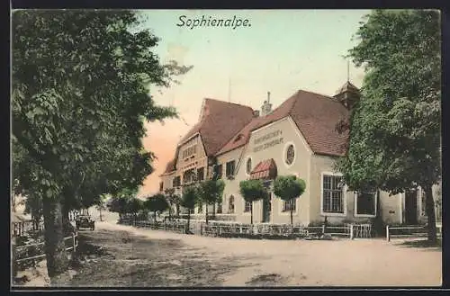 AK Wien, Gasthof und Meierei Sophienalpe von Franz Wagner