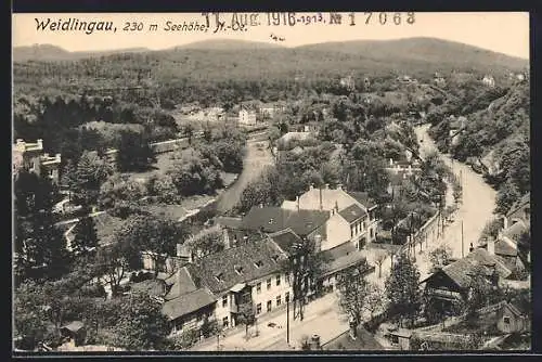 AK Wien, Weidlingau, Strassenansicht durch den Ort