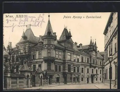 AK Wien, Palais Herzog von Cumberland