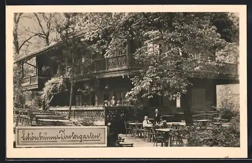 AK Wien, Gasthaus Tirolergarten in Schönbrunn, W. Leupold