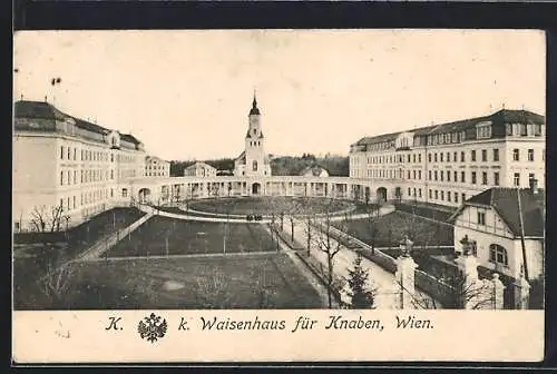 AK Wien, K. k. Waisenhaus für Knaben