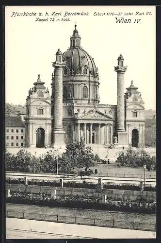 AK Wien, Pfarrkirche z. h. Karl Borromäus