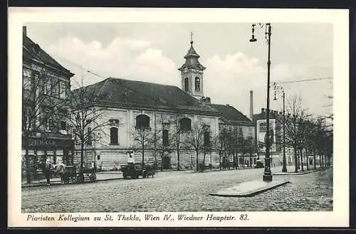 AK Wien, Piaristen Kollegium zu St. Thekla, Wiedner Hauptstrasse 82