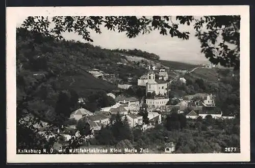 AK Wien, Kalksburg mit Wallfahrtskirche Klein Maria Zell