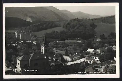 AK Wien, Kalksburg, Blick über den Ort