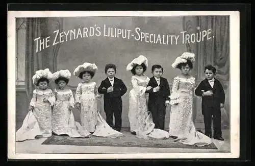 AK The Zeynard's Liliput-Speciality Troupe, Liliputaner