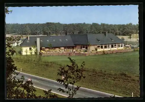 AK Rohrbrunn, Autobahn-Motel-Rasthaus im Spessart