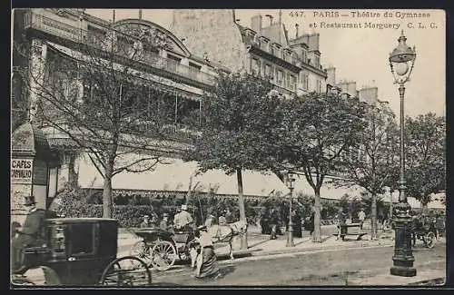 AK Paris, Théâtre du Gymnase et Restaurant Marguery