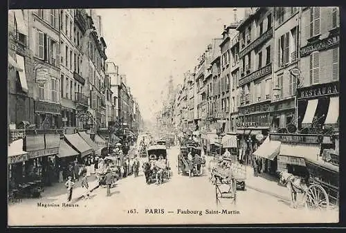 AK Paris, Faubourd Saint-Martin