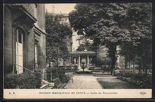 AK Paris, Maison Municipale de Sante, Jardin des Pensionnaires