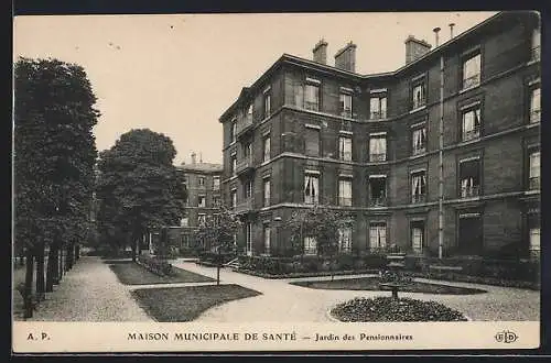 AK Paris, Maison Municipale de Santé, Jardin des Pensionnaires