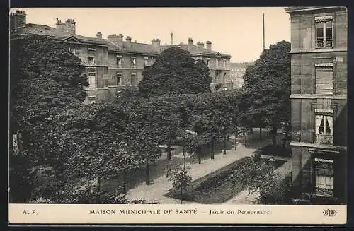 AK Paris, Maison Municipale de Santé, Jardin des Pensionnaires